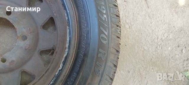 Тенекиени джанти 5/139.7 15" с нови зимни гуми на 300 км, снимка 9 - Гуми и джанти - 41566632