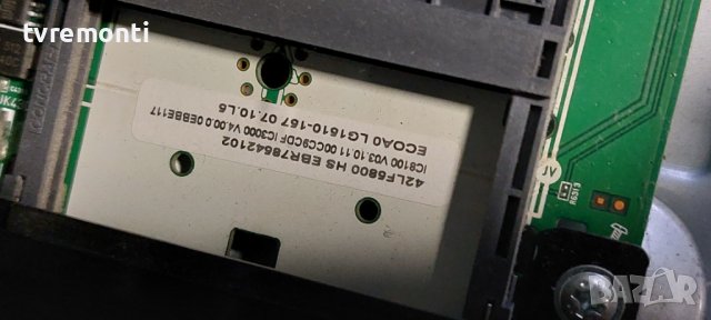 платка - ,EBT63998603,EAX65610905(1.0)  LG 42LF5800 DISPLAY HC420DUN-VAHS3-51XX, снимка 3 - Части и Платки - 39812500