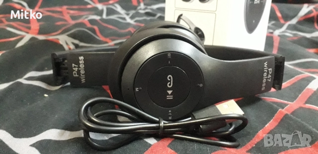 Блутут слушалки Р47, снимка 5 - Безжични слушалки - 52424784