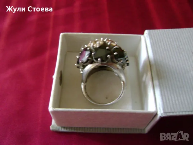 Нов сребърен пръстен, снимка 3 - Пръстени - 56243451