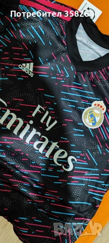 Футболна тениска Реал Мадрид / Real Madrid, снимка 3 - Футбол - 51388803