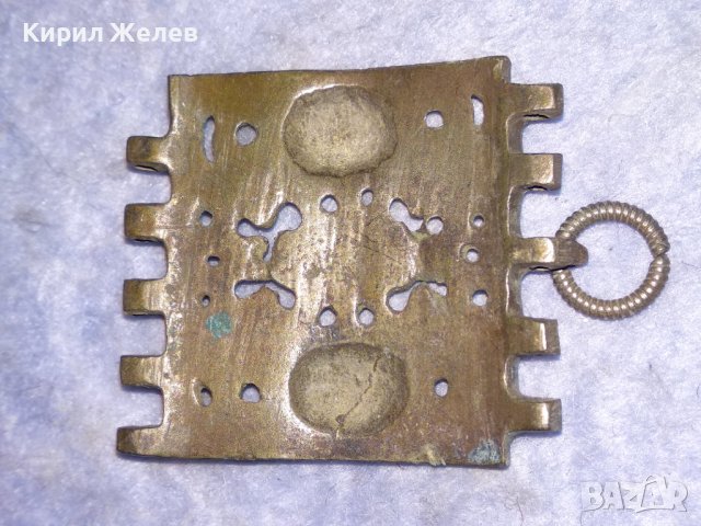 РЯДЪК ОРНАМЕНТИРАН ЕЛЕМЕНТ от ВЪЗРОЖДЕНСКИ НАКИТ БИЖУ САЧАНЕНА ГРИВНА с ЖИВАЧНА ПОЗЛАТА 24943, снимка 5 - Антикварни и старинни предмети - 40981059