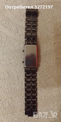 Моден черен изцяло метален дигитален лава ръчен часовник Мъжки син LED дисплей , снимка 8 - Мъжки - 40954082