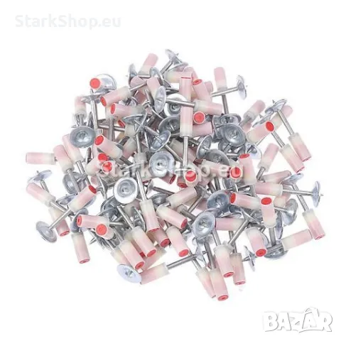 Комплект от 100бр Пирони IRON512 за Пистолет за Пирони с Барут – Професионално Качество и Прецизност