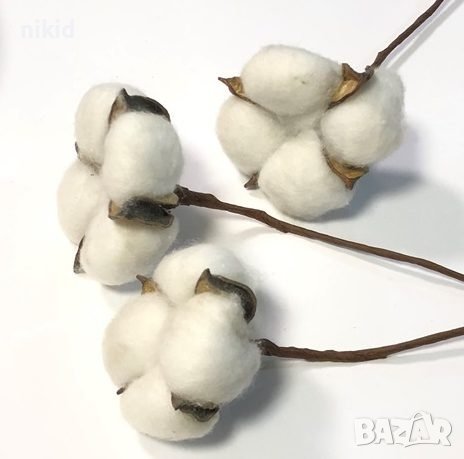 клон клонка клонки клони Натурален памук за аранжиране украса декор изкуствени цветя, снимка 10 - Изкуствени цветя - 28182285