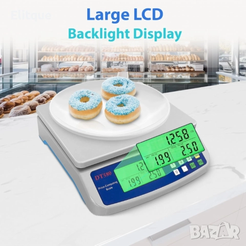 Мини електрическа везна 30 кг DT-580, снимка 3 - Други стоки за дома - 52716354