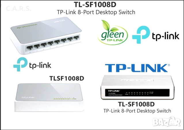 Суичове TP-Link TL-SF1008D с 8 порта