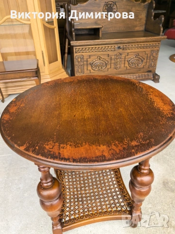 Антикварна чаена маса , снимка 3 - Маси - 53599277