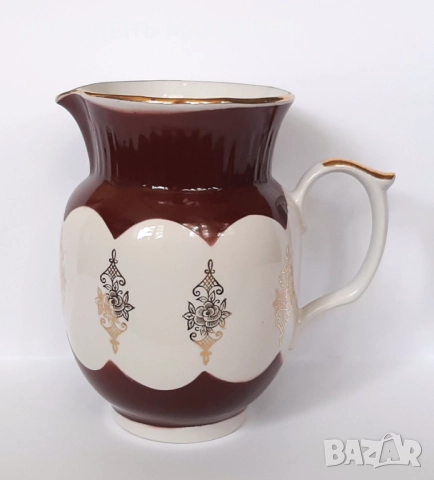 СССР - Руски порцелан кана порцеланова за вода вино алкохол , снимка 1