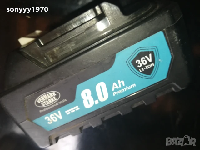 LI-ION VERMARK STARKE BATTERY PACK 36V/8Ah 2707252006, снимка 10 - Винтоверти - 51160449