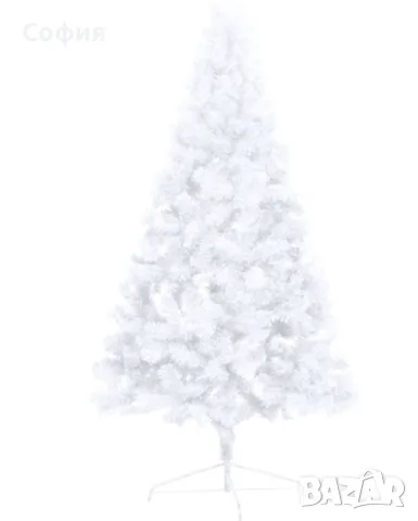 Изкуствена коледна елха - бяла -120см, снимка 1