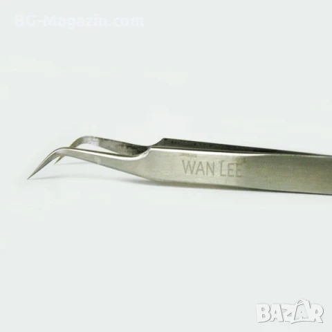 Професионална финна часовникарска пинсета с извит връх неръждаема инструмент за часовникари бижутери, снимка 3 - Други инструменти - 50987654