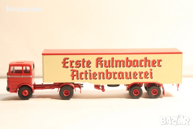 BREKINA H0 1/87 MERCEDES BENZ KАМИОН РЕТРО МОДЕЛ TIR, снимка 2 - Колекции - 53732526