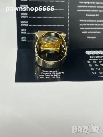 Мъжки златен пръстен 14К, снимка 4 - Пръстени - 50069576