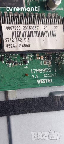 MAIN BOARD, 17MB95S-1,V.1 211212 for 32inc DISPLAY SANG 32114 Smart DISPLAY VES315WNDS-01, снимка 2 - Части и Платки - 40374152