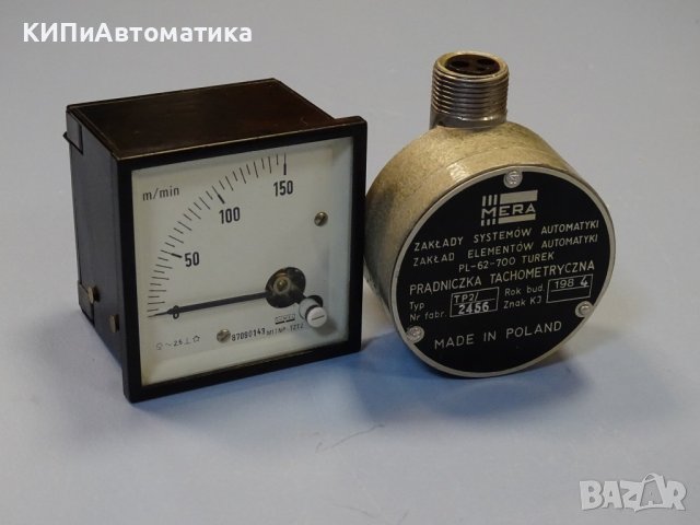 тахометър разходомер MERA TP2 в комплект с индикатор Lumel M17ND-TZT2