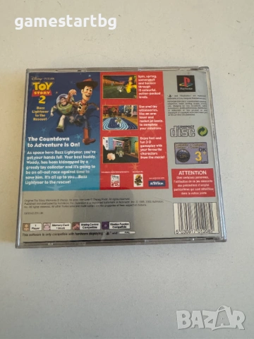 Toy Story 2: Buzz Lightyear to the Rescue! за PS1, снимка 2 - Игри за PlayStation - 53700161
