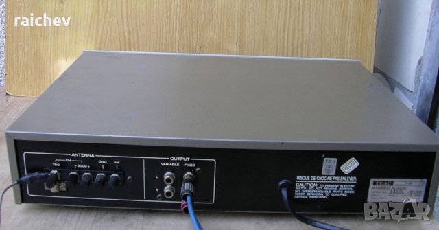 ★ █▬█ █ ▀█▀ ★ TEAC T-9 – Голям модел тунер, девета серия с регулируем и фиксиран изход., снимка 4 - Аудиосистеми - 35954142