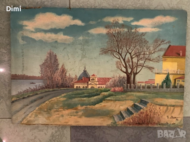 ИВАН ДАНЧЕВ масло/картон, снимка 2 - Картини - 52827136