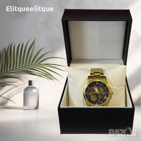 Луксозен механичен часовник LEIYI – елегантност и съвършенство в едно, снимка 2 - Мъжки - 52278931