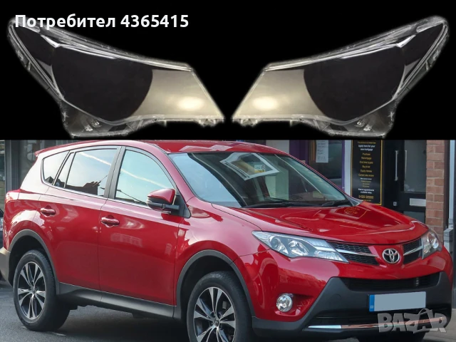 Стъкла за фарове на Toyota RAV4 XA40 (2013-2016)