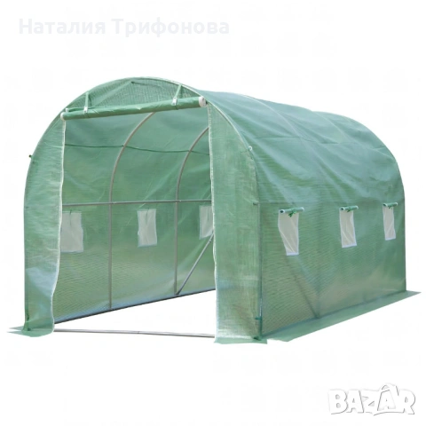 Резервно покривало за оранжерия 3x2x2м – Армирано UV , с цип и прозорци (без рамка), снимка 10 - Други - 53401370