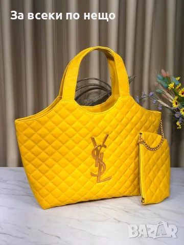 Yves Saint Laurent Дамска Чанта Тип Шопър С Портмоне -Различни Цветове - Кожа Или Велур Код SEM-523 , снимка 11 - Чанти - 55873965