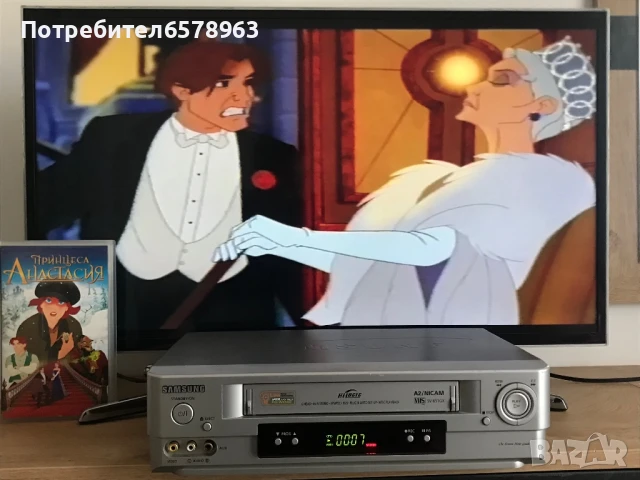Видеокасета “ Анастасия “  VHS, снимка 15 - Анимации - 50501018