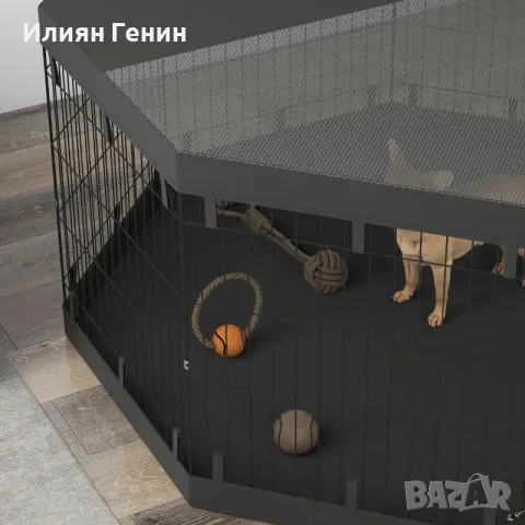 Кошарка за кученца PawHut, снимка 6 - За кучета - 55949811