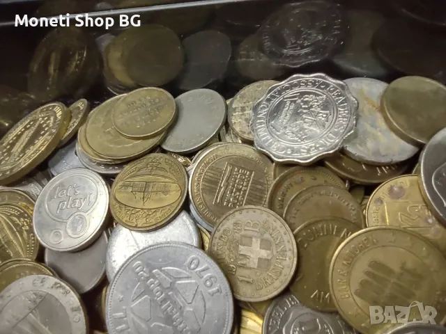 Кутия с над 200 бр. жетони., снимка 2 - Нумизматика и бонистика - 48728669