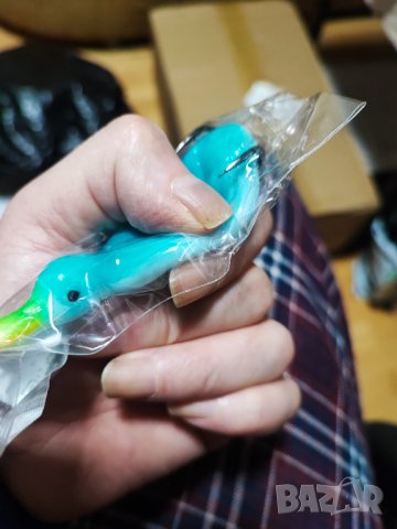 Кастмастери, блесна спинер  с мека въртяща опашка   за риболов на спининг и джигинг, снимка 5 - Такъми - 38808609