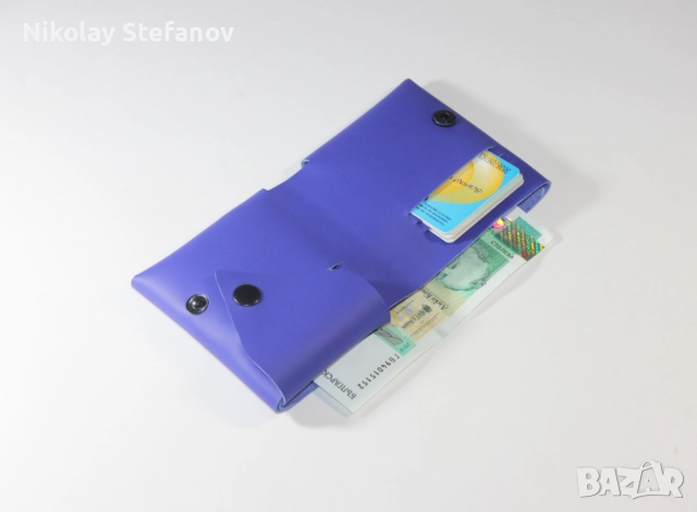 Вертикален оригами портфейл, снимка 5 - Портфейли, портмонета - 52996339