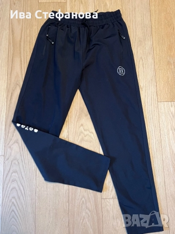 Under Armour 100% оригинален памук памучен черен нов уникален спортно елегантен морков  панталон, снимка 2 - Панталони - 52511535