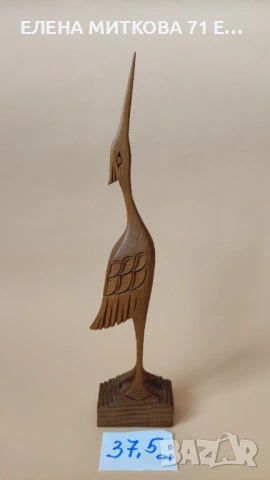 Дървени фигури на птици -ръчна изработка, снимка 8 - Други ценни предмети - 53788121