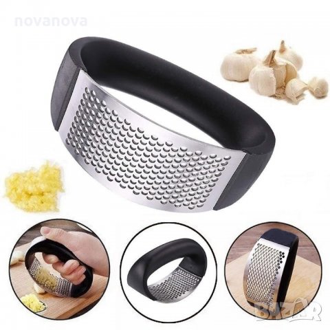 Ръчна преса за чесън от неръждаема стомана