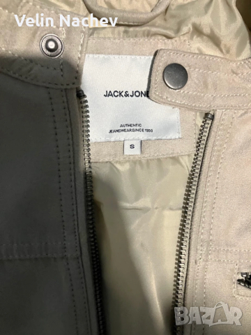 Мъжко яке Jack & Jones (Suede Style), снимка 2 - Якета - 53421281