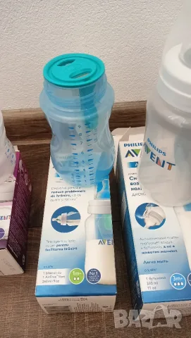 Бебешките шишета за хранене Philips Avent, снимка 3 - Прибори, съдове, шишета и биберони - 55728599