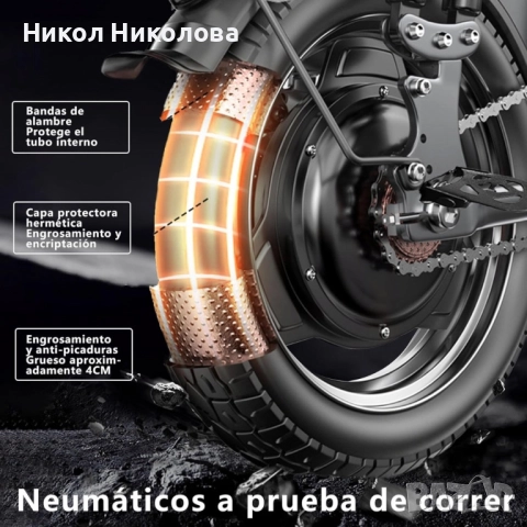 Електрически велосипед Ninoto – мощност, комфорт и мобилност 🚴‍♂️⚡, снимка 4 - Велосипеди - 52303618