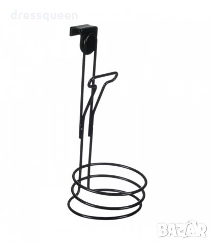 2872 Метална поставка за сешоар, закачаща се на шкаф, снимка 2 - Закачалки - 34267599