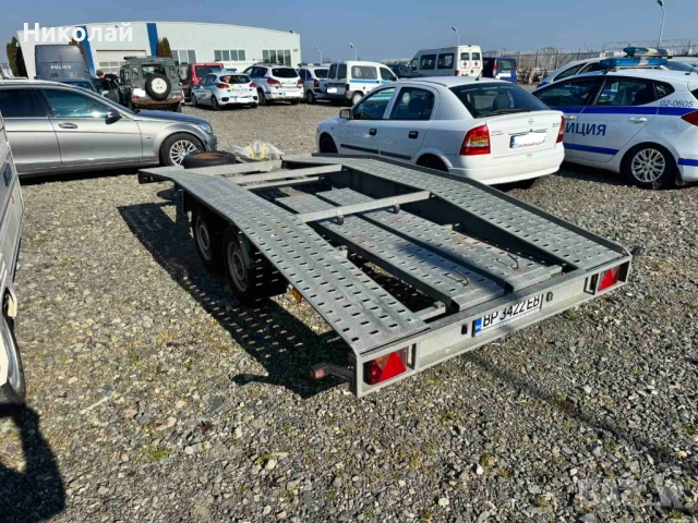 Продавам двуоса платформа за автомобил, ремарке 