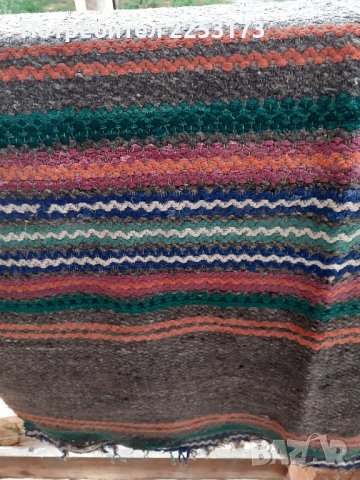 Стара вълнена черга, снимка 4 - Декорация за дома - 41568399