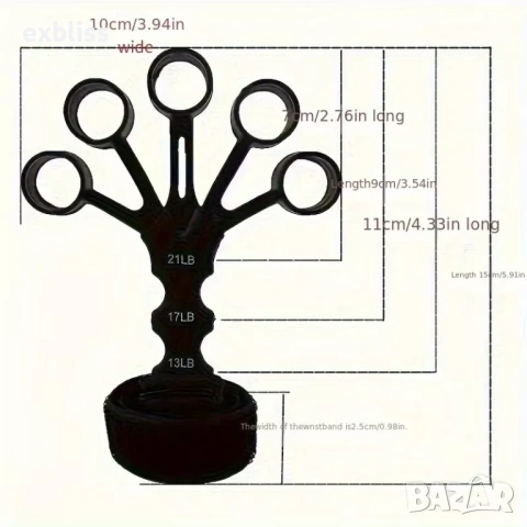 Тренажор за пръсти за спорт и възстановяване, снимка 5 - Спортна екипировка - 53397477