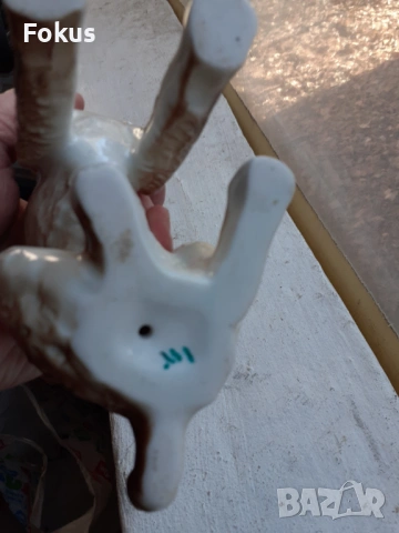 Колекционерска порцеланова фигура статуетка териер порцелан, снимка 7 - Антикварни и старинни предмети - 53444397