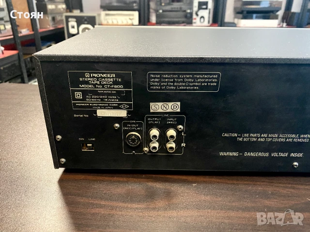 Касетен дек Pioneer, снимка 10 - Декове - 51341545