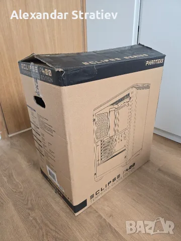 Компютърна кутия Phanteks Eclipse P400 + 3 вентилатора Corsair LL120 RGB c контролери, снимка 11 - Захранвания и кутии - 55779528