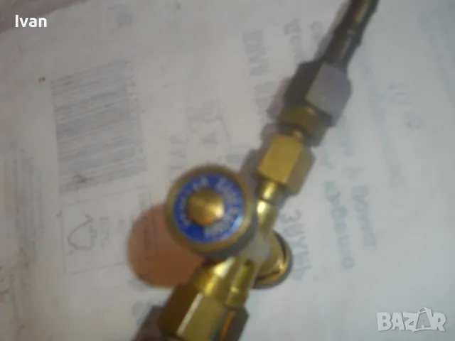 НОВ НЕМСКИ ТРОЙНИК ЩУЦЕР ТРОЕН РАЗКЛОНИТЕЛ ЗА КИСЛОРОД ЗА ОКСИЖЕН МАСИВЕН БРОНЗОВ ГОЛЯМ 21см, снимка 5 - Други инструменти - 48317861