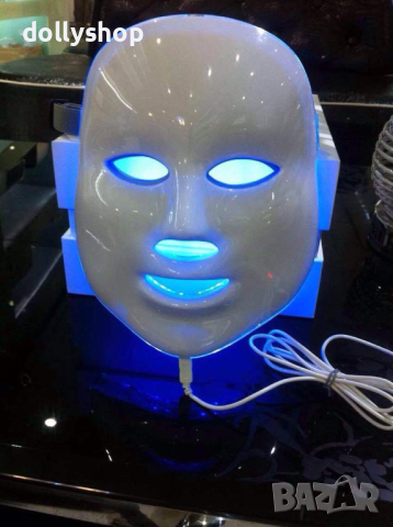 Козметична LED маска за лице - Маска за фотодинамична терапия, снимка 3 - Козметични уреди - 44742651