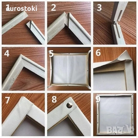 Tucocoo Комплекти за рисуване по номера с рамка Октопод, с четки и акрилни бои върху платно за възра, снимка 5 - Картини - 52296504