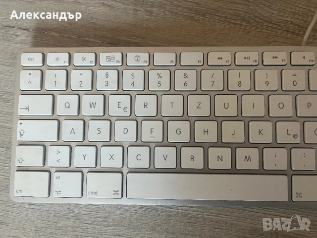 Apple клавиатура A1243 DE Layout и Apple мишка Mighty Mouse A1152, снимка 2 - Клавиатури и мишки - 52142249
