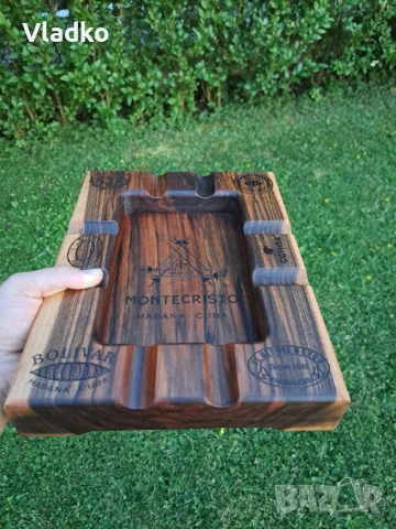 Дървен пепелник за пури , снимка 17 - Други - 36695379